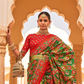 Classic Tussar Silk Saree with Ethnic Print Detailing