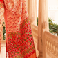Classic Tussar Silk Saree with Ethnic Print Detailing
