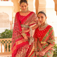 Classic Tussar Silk Saree with Ethnic Print Detailing