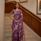 Organza Handloom Saree with Intricate Zari Weaving