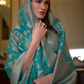Organza Handloom Saree with Intricate Zari Weaving