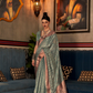 Tissue Silk Handloom Saree with Triple Zari Elegance
