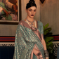 Tissue Silk Handloom Saree with Triple Zari Elegance