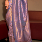 Two-Tone Handloom Woven Silk Saree with Subtle Zari Accents
