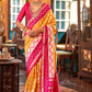 Pure Viscose Silk Saree with Silk Blend Designer Print