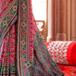 Two-Tone Georgette with Silk Saree Patola Design