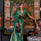 Handloom Woven Dual Tone Organza Silk Saree with Subtle Shine
