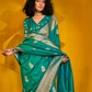 Carnival Designer Handloom Silk Saree with Weaving Touch