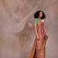 Dual Tone Banarasi Silk Saree with Rich Zari Weaving Elegance