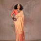 Dual Tone Banarasi Silk Saree with Rich Zari Weaving Elegance
