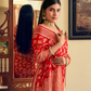 Two Ply Weaving Polyester Georgette Saree with Weaving Buta - LaVante Fashion