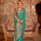 TWP Georgette Saree with Weaving Buta, Border & Pallu, - LaVante Fashion