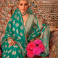TWP Georgette Saree with Weaving Buta, Border & Pallu, - LaVante Fashion