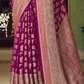 Two Ply Weaving Polyester Georgette Saree with Weaving Buta - LaVante Fashion