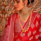 TWP Georgette Saree with Weaving Buta, Border & Pallu, - LaVante Fashion