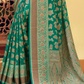 Two Ply Weaving Polyester Georgette Saree with Weaving Buta - LaVante Fashion