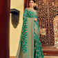 Two Ply Weaving Polyester Georgette Saree with Weaving Buta - LaVante Fashion
