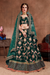 Luxurious Embroidered Mulberry Silk Bridal Lehenga Choli with Dupatta