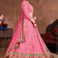 Luxurious Embroidered Mulberry Silk Bridal Lehenga Choli with Dupatta