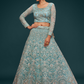 Trendy Net Dori Embroidered Lehenga Choli for Wedding