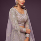 Trendy Net Dori Embroidered Lehenga Choli for Wedding