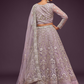 Trendy Net Dori Embroidered Lehenga Choli for Wedding