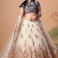Exquisite Mirror Work Lehenga with Thread, Zari, Dori & Sequins Embroidery