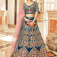 Heavy Embroidery Ensemble with Thread, Zari, Dori & Sequins Work