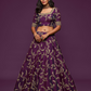 Thread Embroidered Silk Wedding Wear Lehenga Choli