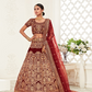 Designer Lehenga with Intricate Thread, Zari and Sequin Work