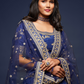 Thread Embroidered Silk Wedding Wear Lehenga Choli