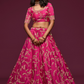 Thread Embroidered Silk Wedding Wear Lehenga Choli