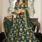 Elegant blouse and soft net dupatta with border detailing