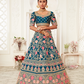 Designer Lehenga with Intricate Thread, Zari and Sequin Work