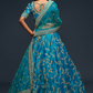 Thread Embroidered Silk Wedding Wear Lehenga Choli