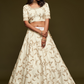 Thread Embroidered Silk Wedding Wear Lehenga Choli