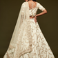 Thread Embroidered Silk Wedding Wear Lehenga Choli