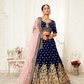 Designer Lehenga with Intricate Thread, Zari and Sequin Work