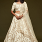 Thread Embroidered Silk Wedding Wear Lehenga Choli
