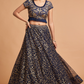 Radiant Zari and Multi-Sequins Embroidered Ethnic Ensemble