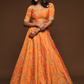 Thread Embroidered Silk Wedding Wear Lehenga Choli