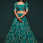 Thread Embroidered Silk Wedding Wear Lehenga Choli