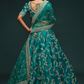 Thread Embroidered Silk Wedding Wear Lehenga Choli