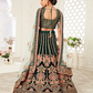 Designer Lehenga with Intricate Thread, Zari and Sequin Work