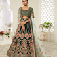 Designer Lehenga with Intricate Thread, Zari and Sequin Work