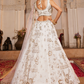 Glamorous Tissue Lehenga Choli & Dupatta with Intricate Sequins Work