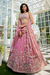 Tissue Fabric Bridal Lehenga with Elegant Embroidery