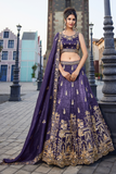 LAVANTE_FASHION_Tissue_Handwork_cutdana_embroidery_Semi-Stitched_Lehenga_choli_Dupatta_4 - LaVante Fashion