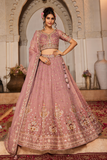 LAVANTE_FASHION_Tissue_Sequinse_embroidery_Semi-Stitched_Lehenga_choli_Dupatta_1 - LaVante Fashion