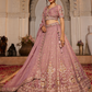 Tissue Lehenga Choli & Dupatta with Sequin Embroidery